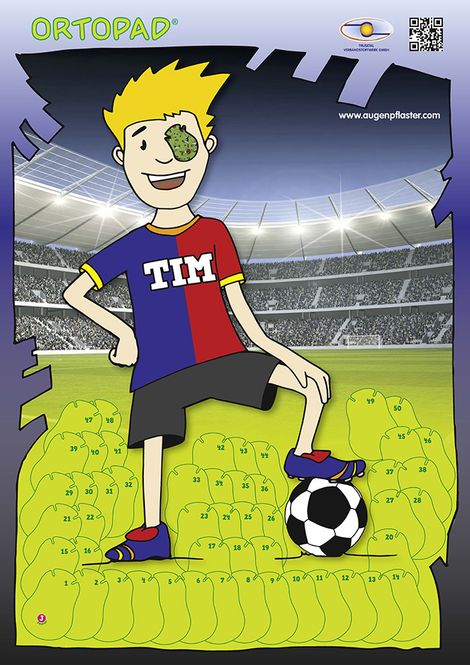 Hovedbilde Motivasjonsplakat Fotball gutt