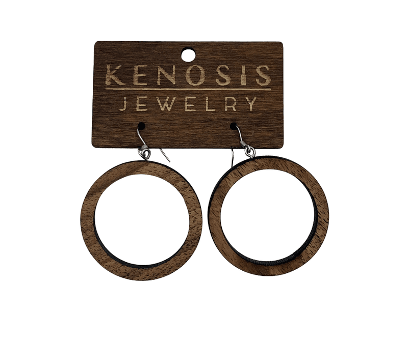 Ane – Runde Øreringer i Tre | Kenosis Jewelry