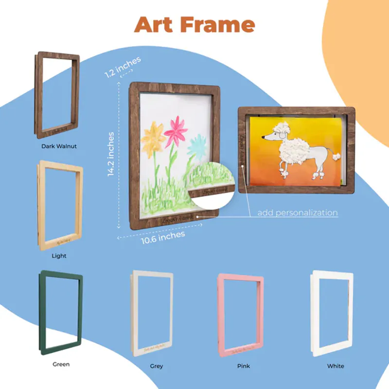 Barne Tegneramme A4 – Changeable Artwork Frame Enjoy The Wood
