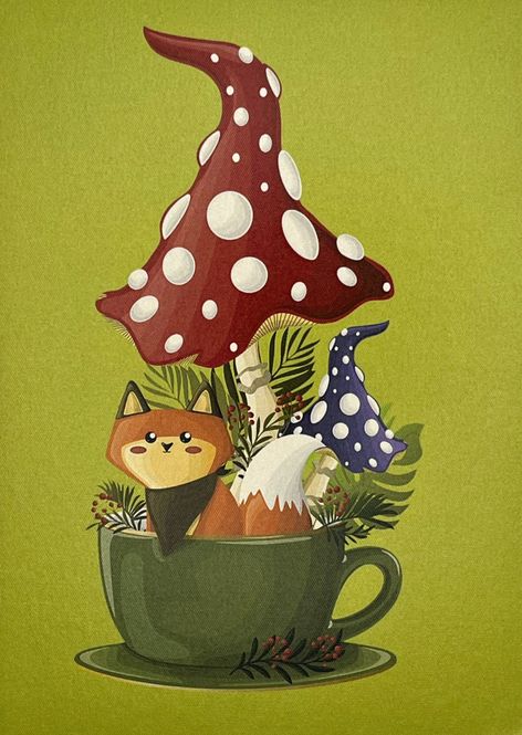 Hovedbilde Postkort  -skogskopp